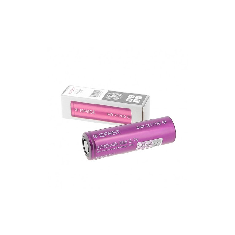 Accu Efest 21700 3700 mah 35A df.