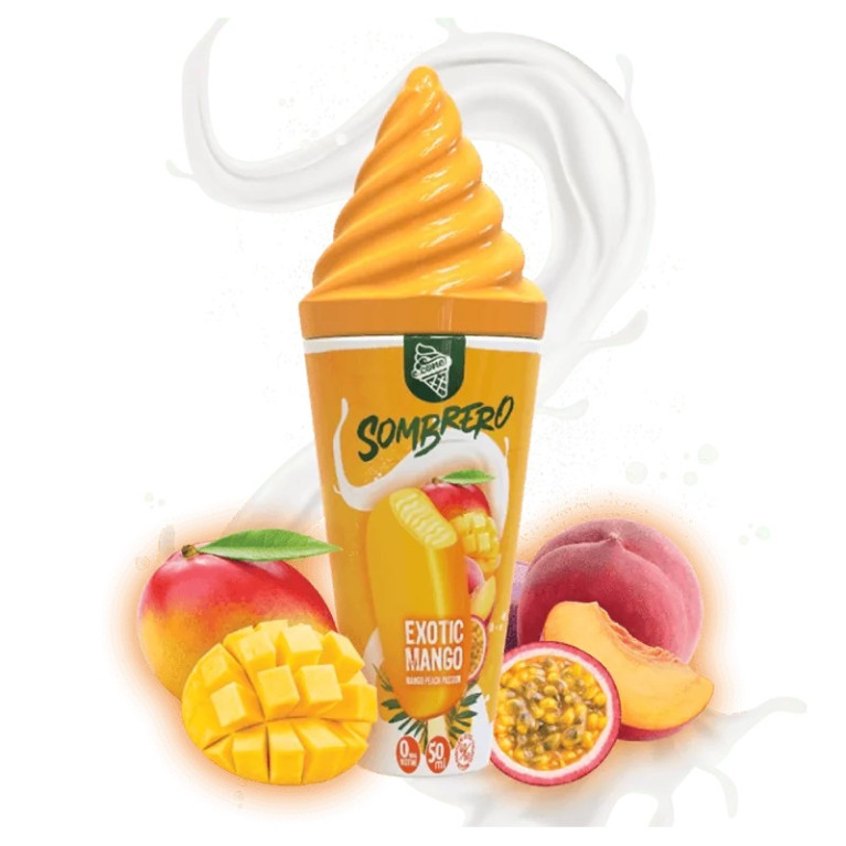 Exotic Mango - Sombrero E-Cone - 50ml ar.