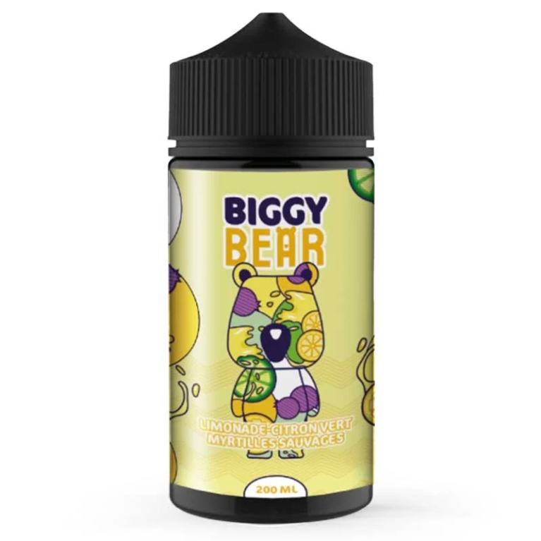 Limonade Citron vert Myrtilles sauvages 200ml - Biggy Bear ot.