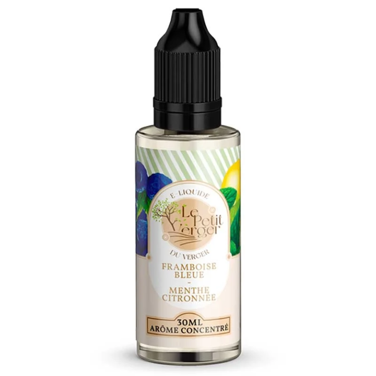 Concentré Framboise Bleue Menthe citronnée Petit verger 30ml