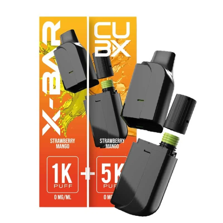 Cartouche pré-remplie CUBX Go X-Bar Strawberry Mango