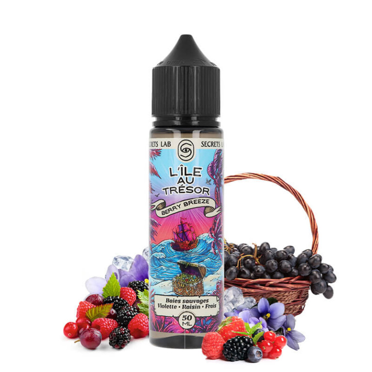 Berry Breeze -  L'île au trésor - 50ml 0mg ar.