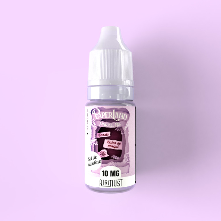 Paperland- Sel de nicotine Purple Mix -10ml ot.