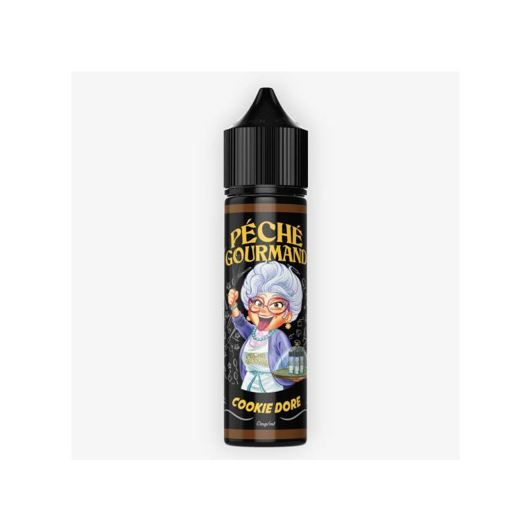 Cookie Doré Péché Gourmand 50ml 0mg ar.